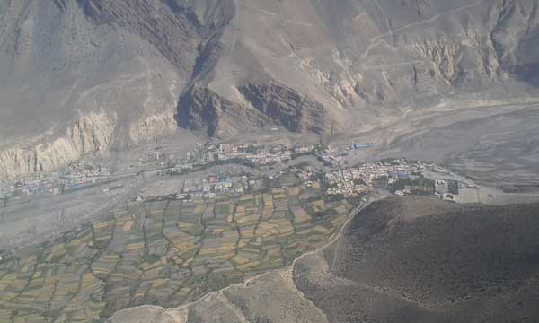 Jomsom view from Helicopter